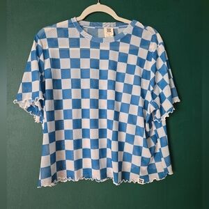 Lucy & Yak Sheer Shirt  Xl